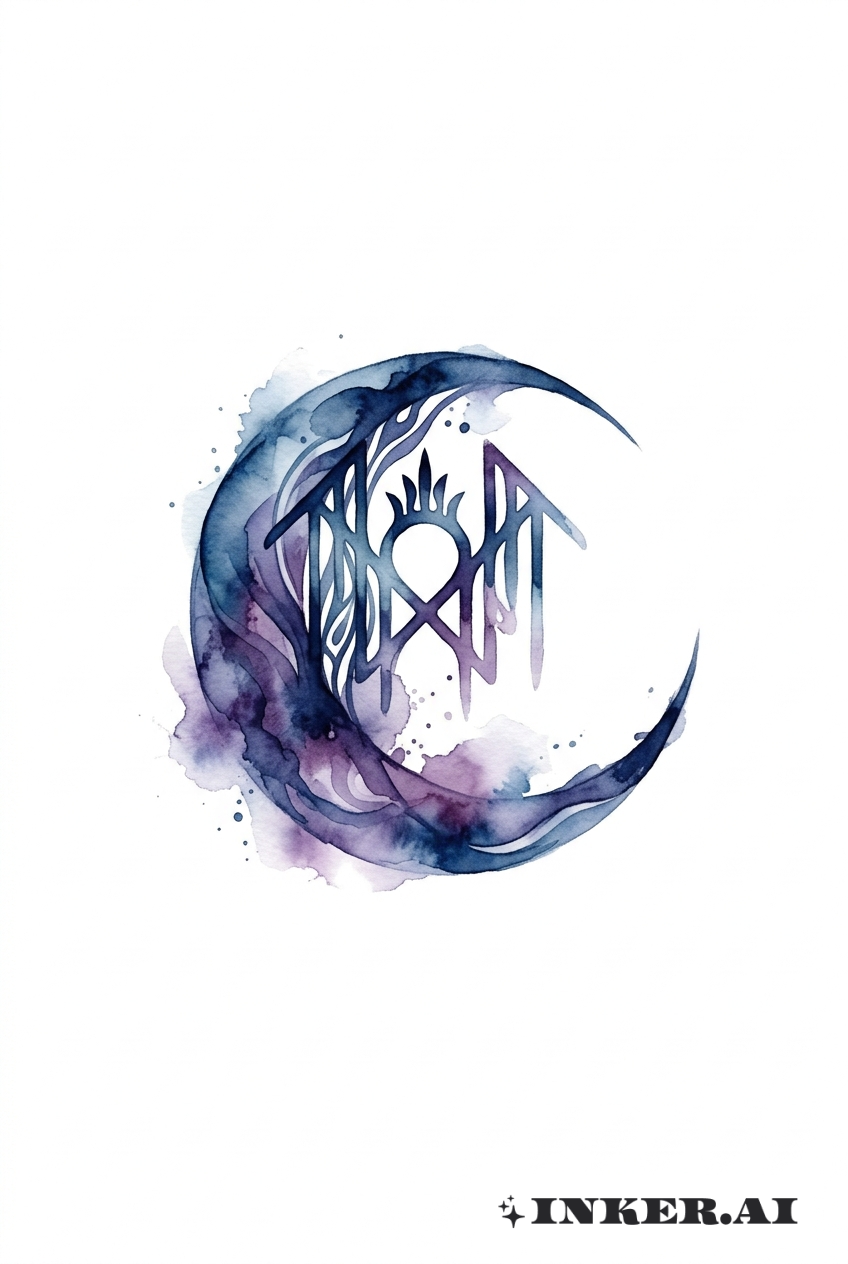 スリープトークン ウォーターカラークレセント