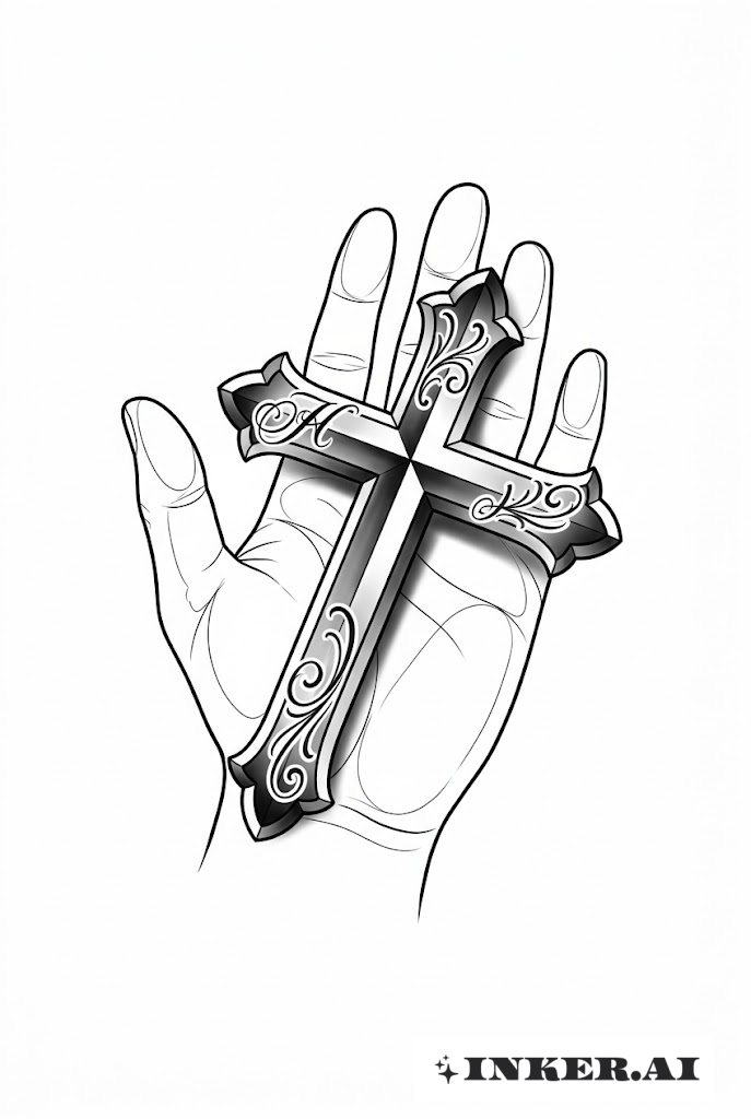 Palma Sagrada con Cruz