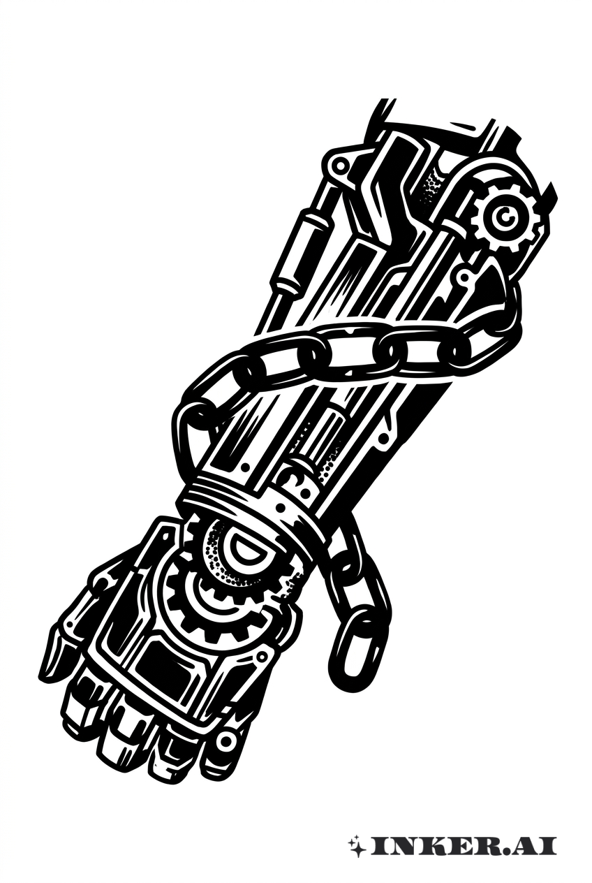 Bioshock Cadena Trabajo en Negro Abrazo