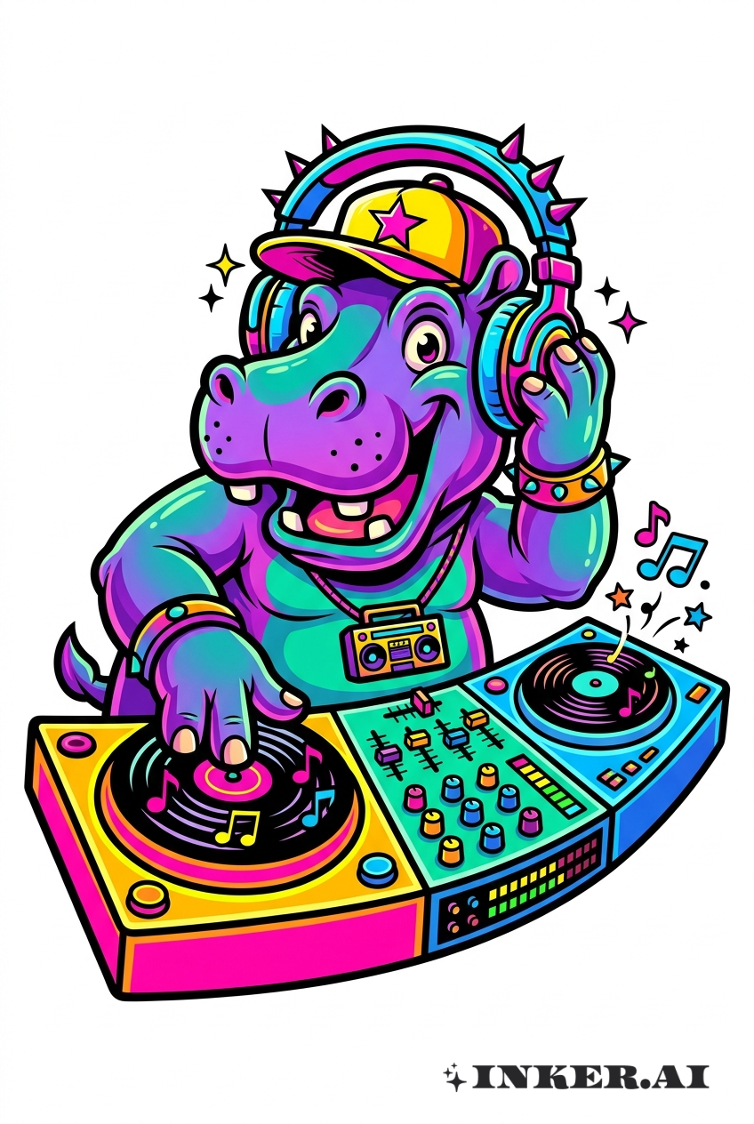 Hippo DJ-Bühnen-Vibes
