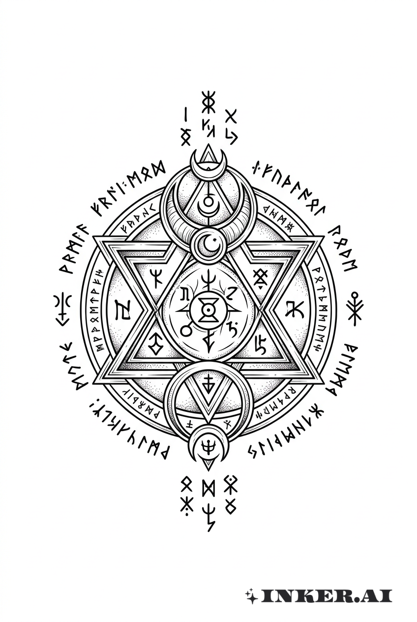 Esboço de Sigilo Arcano