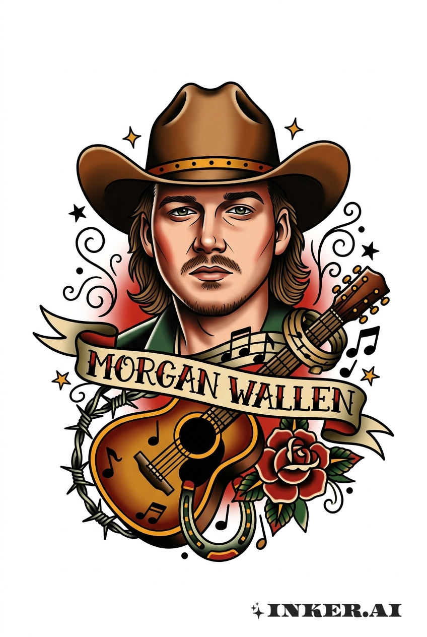 Huy hiệu Country Morgan Wallen