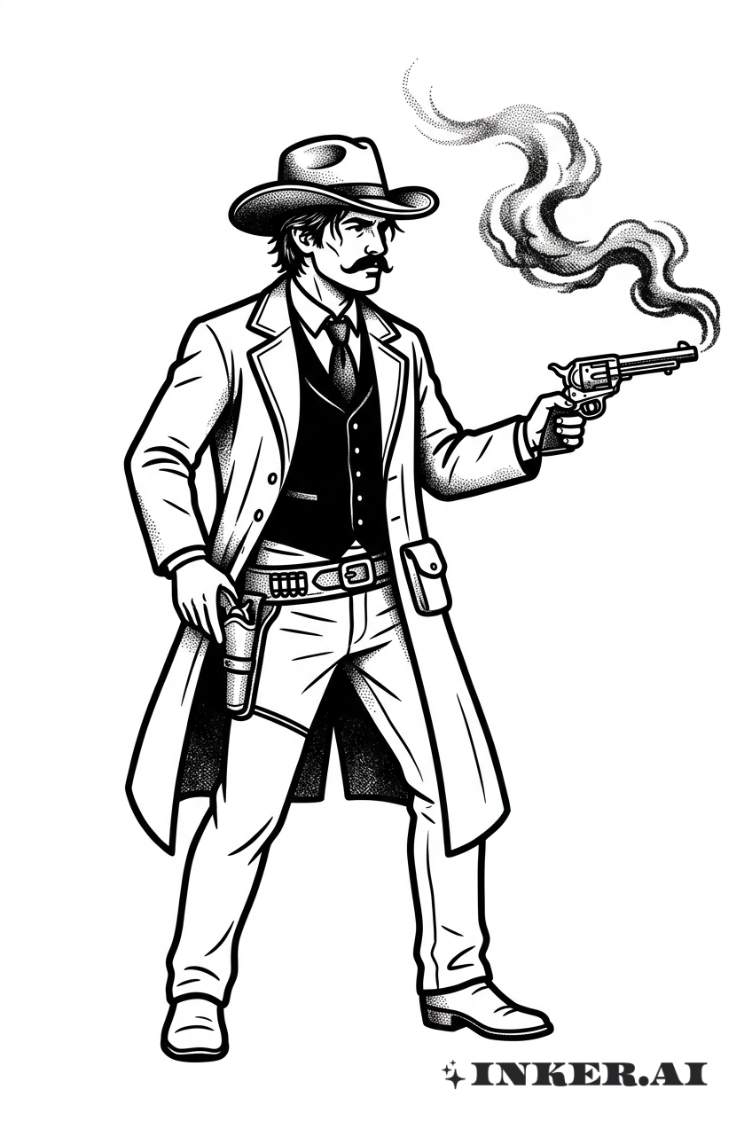 Doc Holliday Westliches Duell
