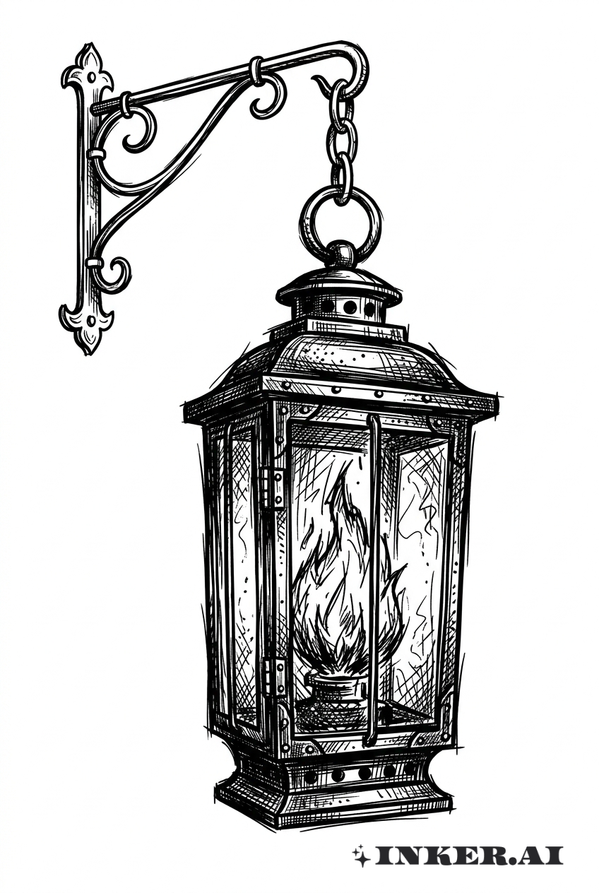 殘缺黑燈籠素描