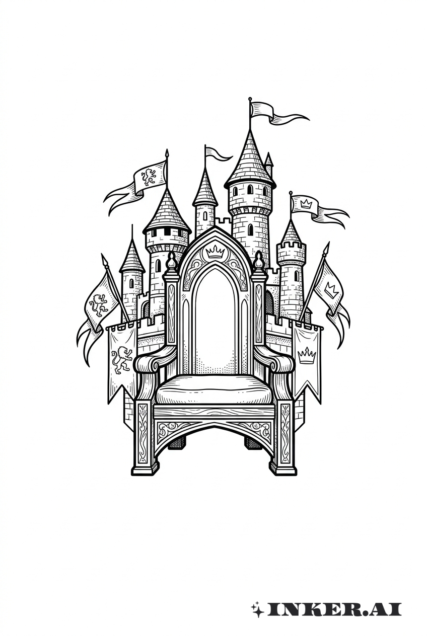 素描王國寶座場景