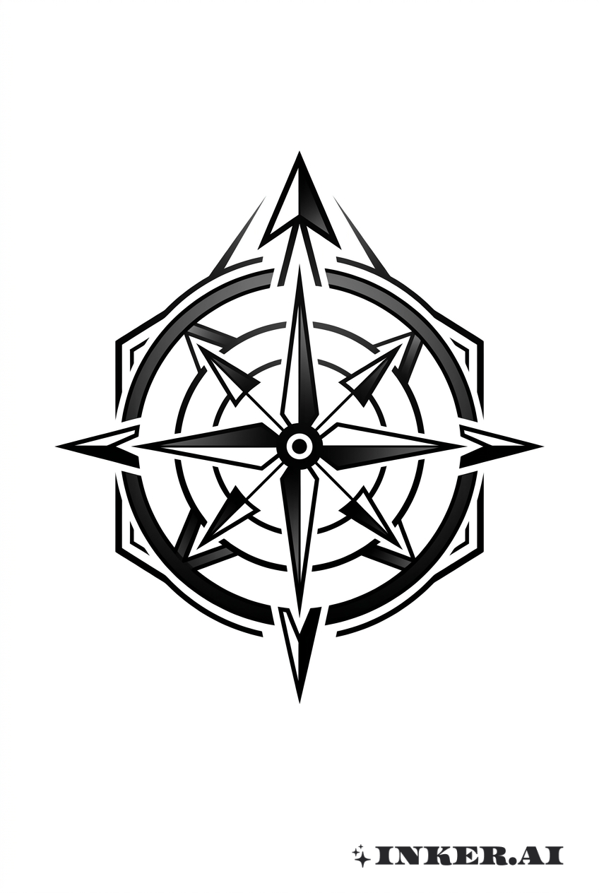 Bússola Vagabundo Geométrica