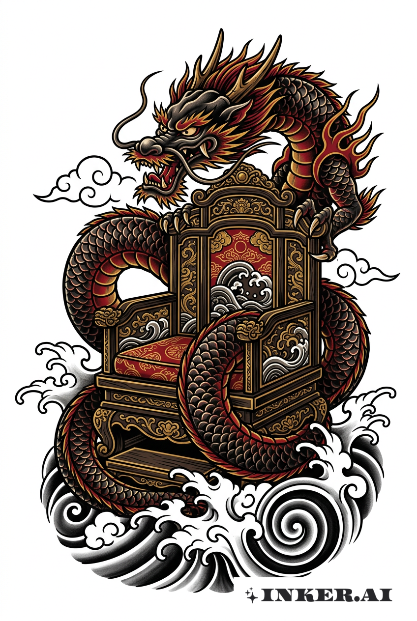 일본 왕국 용 왕좌