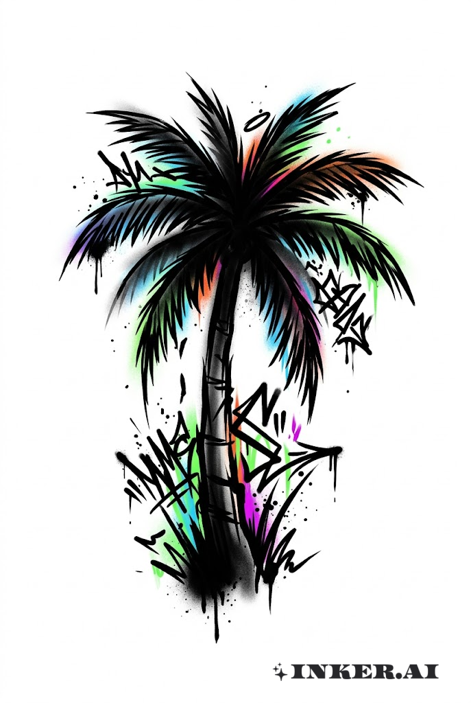 Sombra de Palma Marcada