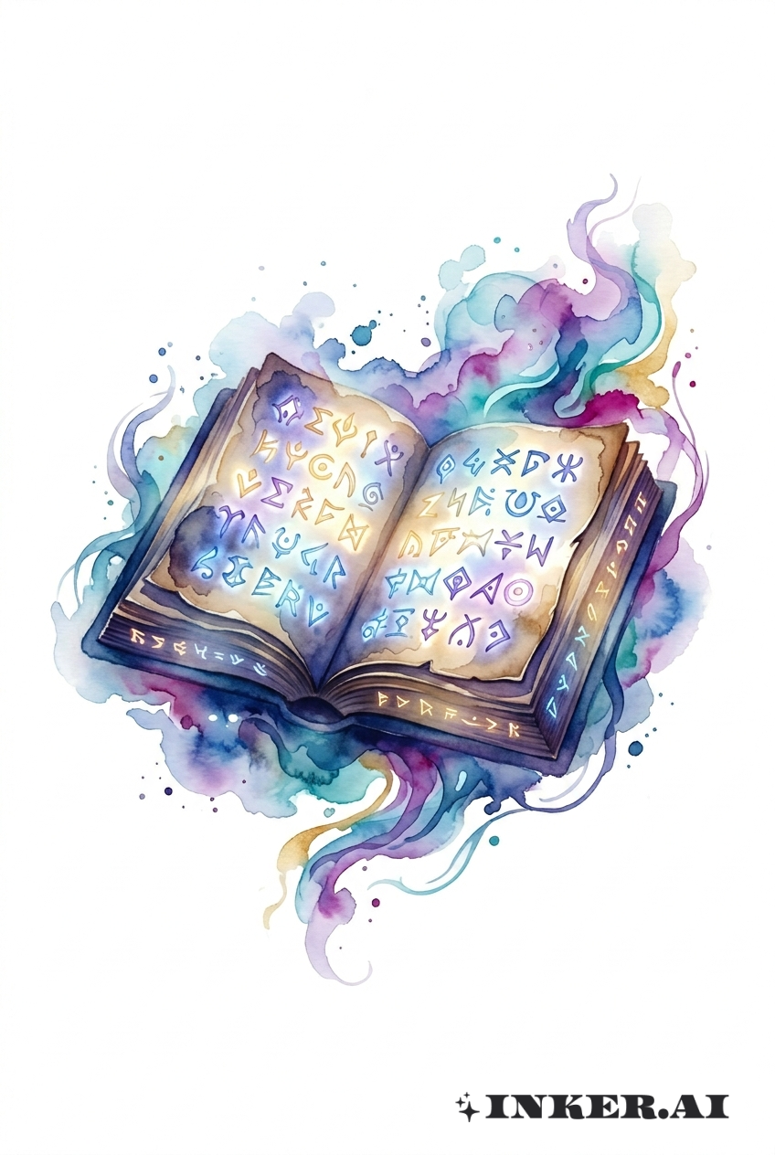 Cuốn sách cổ tích màu nước bí ẩn