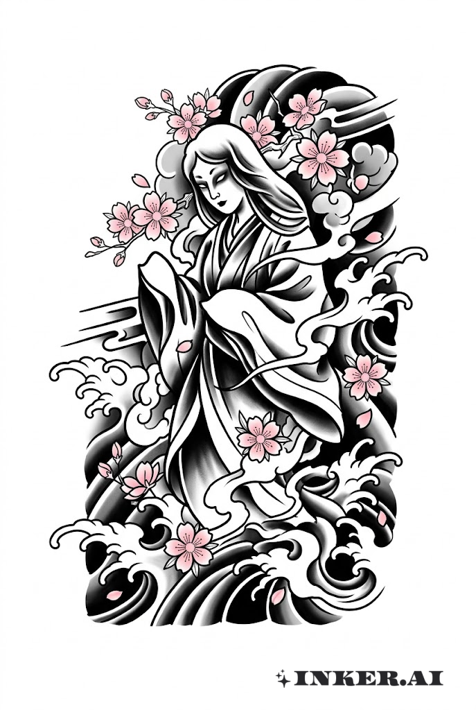 Ma với Hoa Anh Đào