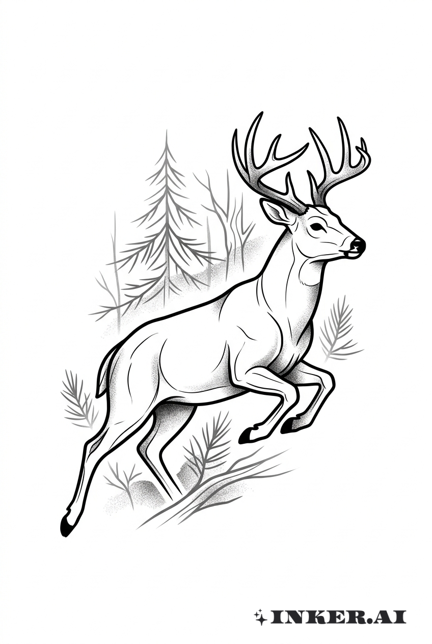 Running Buck in Mist