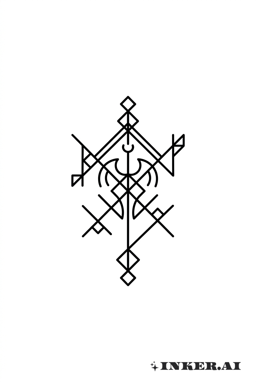 Glifo Arcano Minimalista