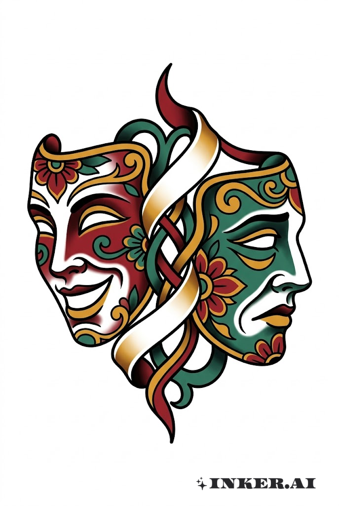 Símbolo de Máscara Dual de Géminis