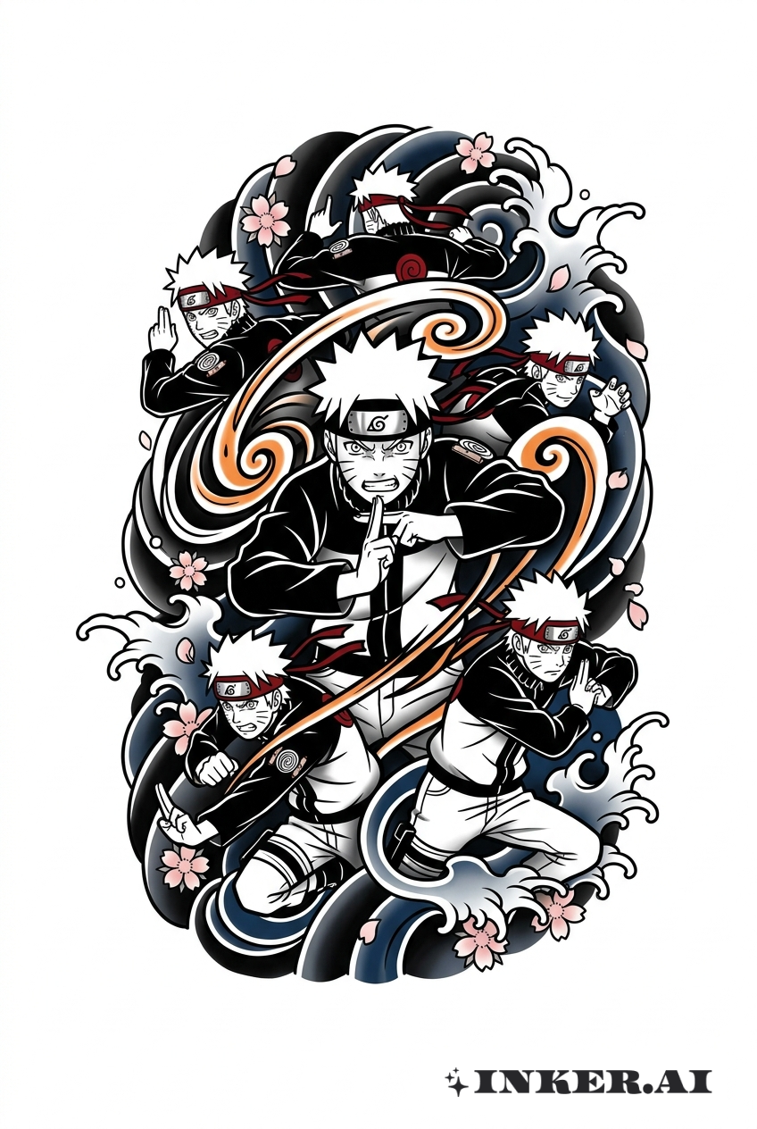 Shadow Clone Jutsu Swirl