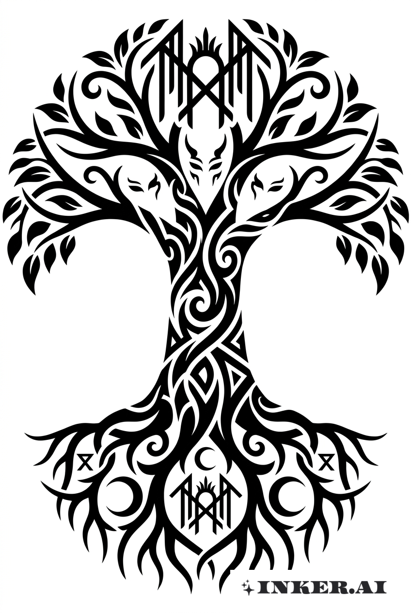 Sleep Token Arbre Tribal de la Vie