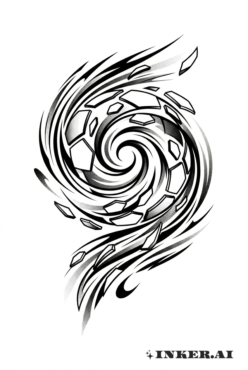 추상 축구 소용돌이