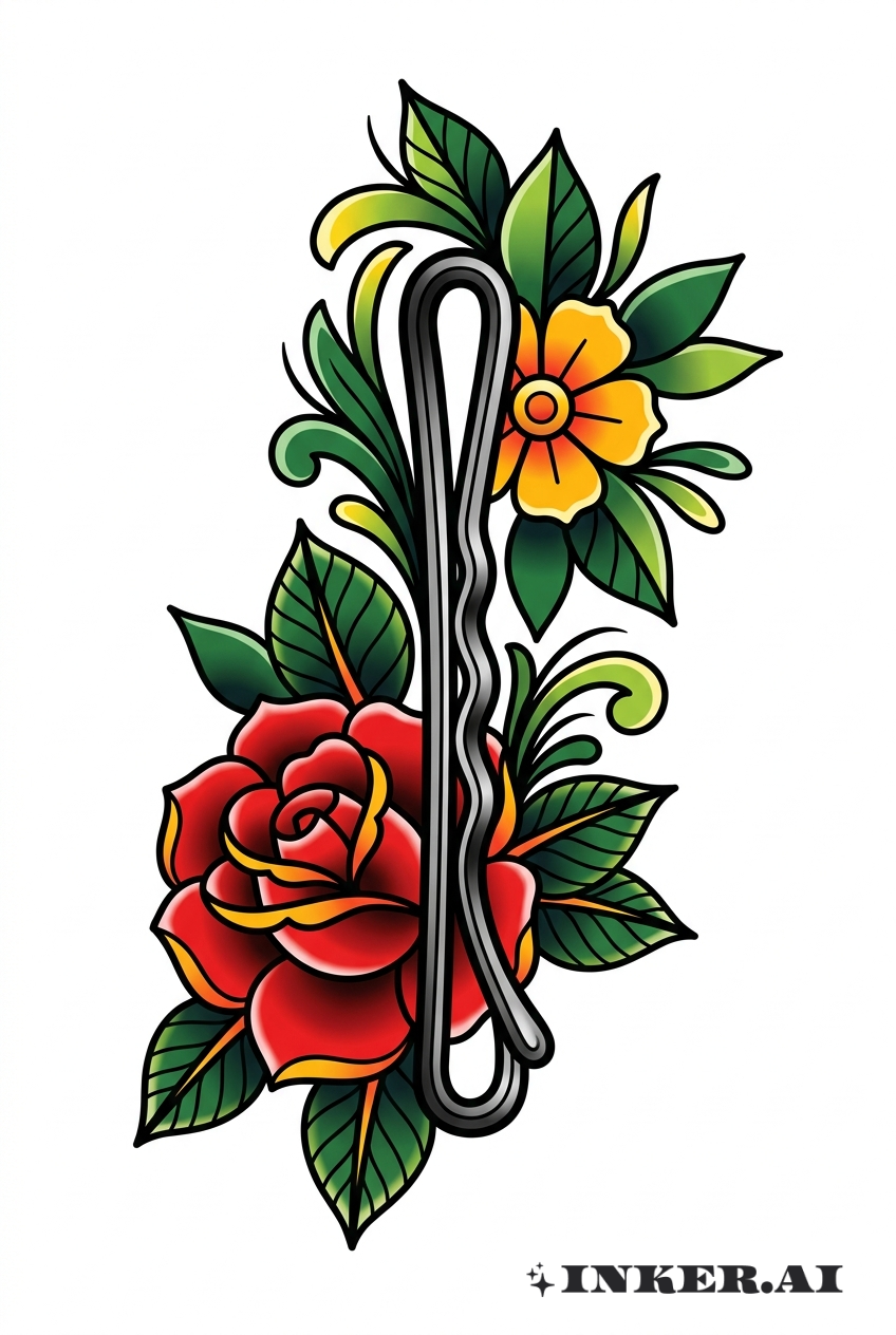 Marco de Pinza Floral