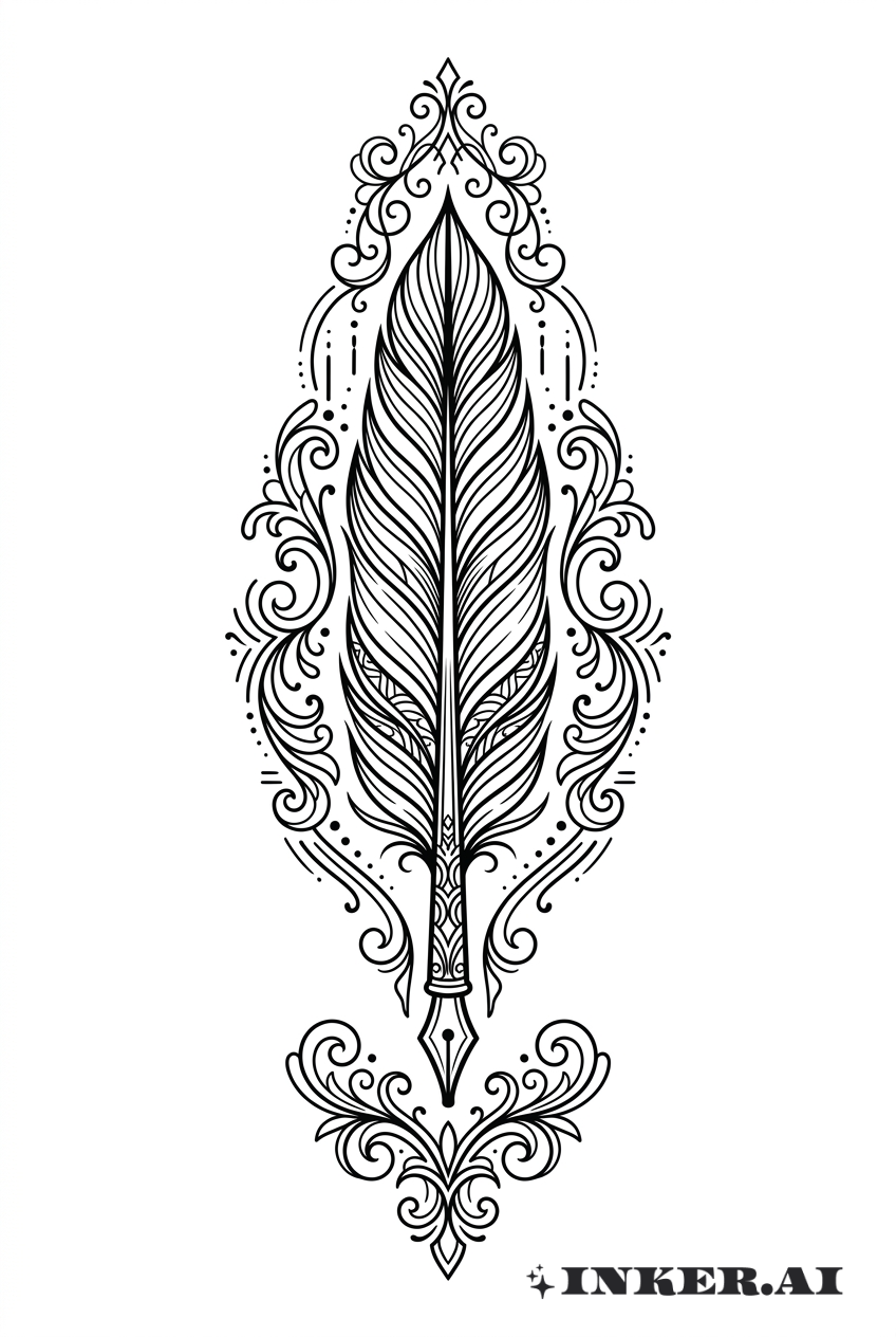 Pena de Viagem Ornamental