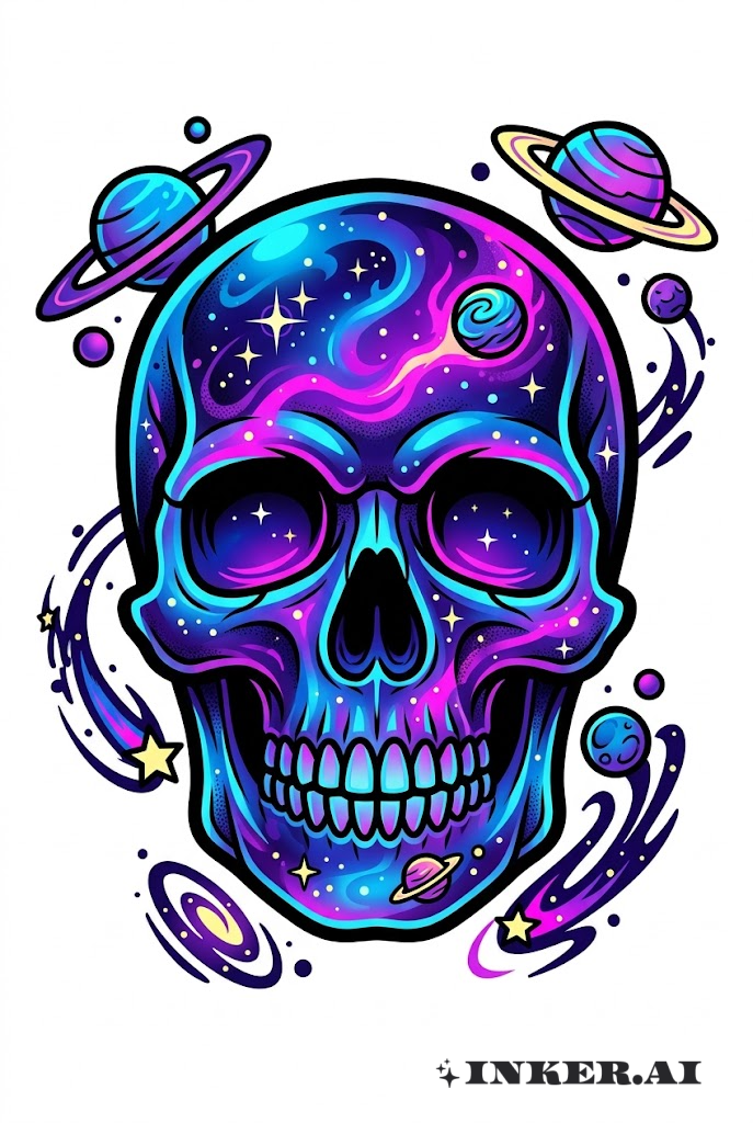 Galaxy Skull Nebula