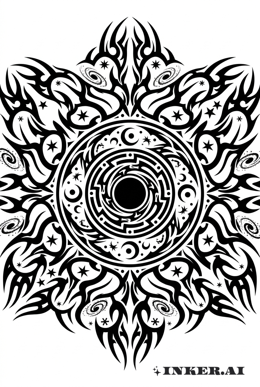 天体銀河トライバルマンダラ