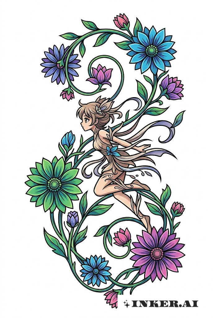 Vine Spirals in Anime