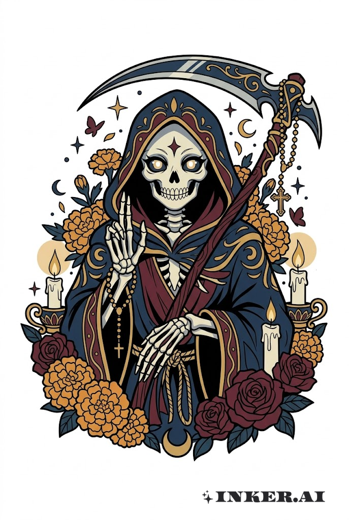 Người Giám Hộ Anime Santa Muerte