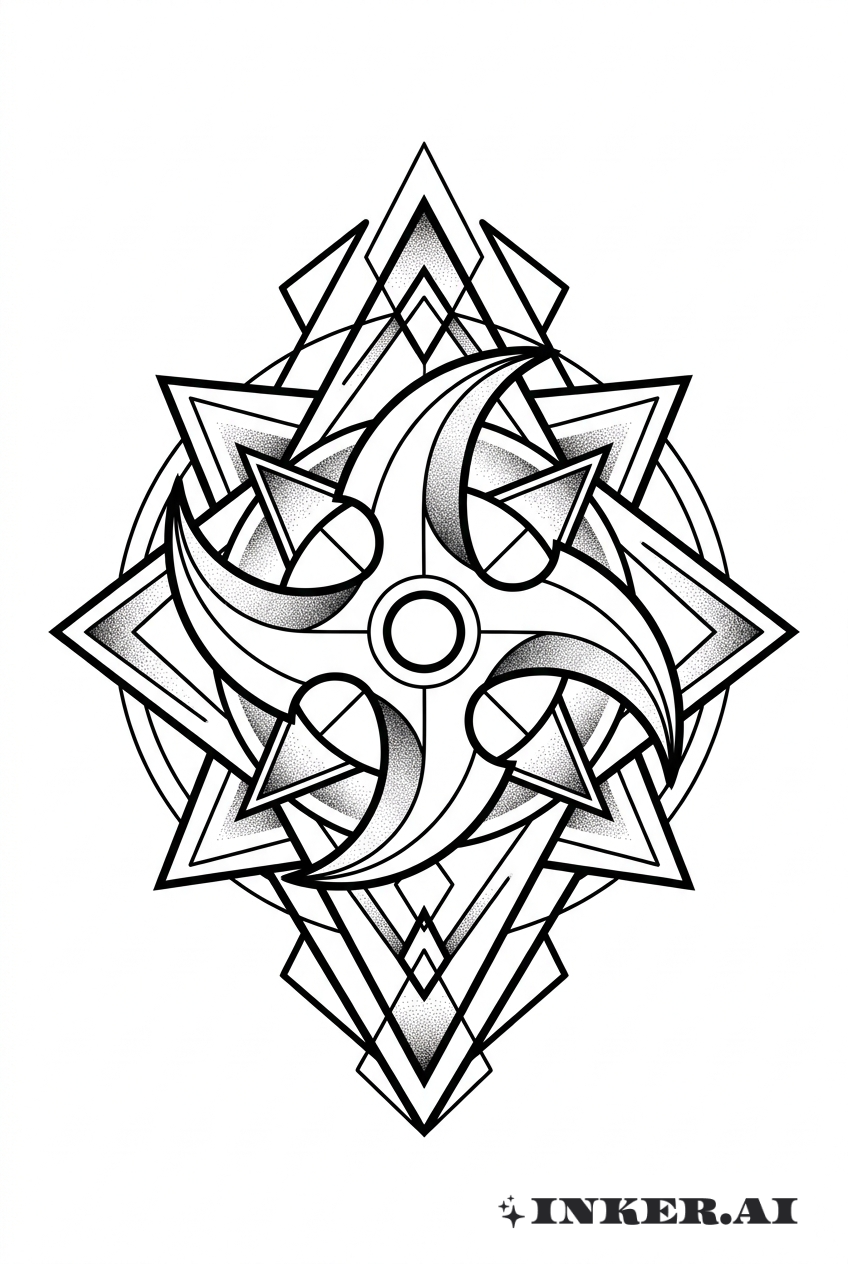 Shuriken Geométrico