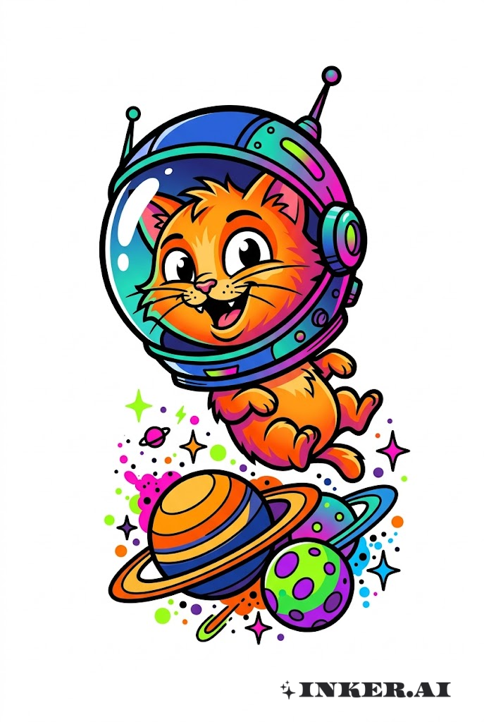 Cosmic Space Cat Explorer