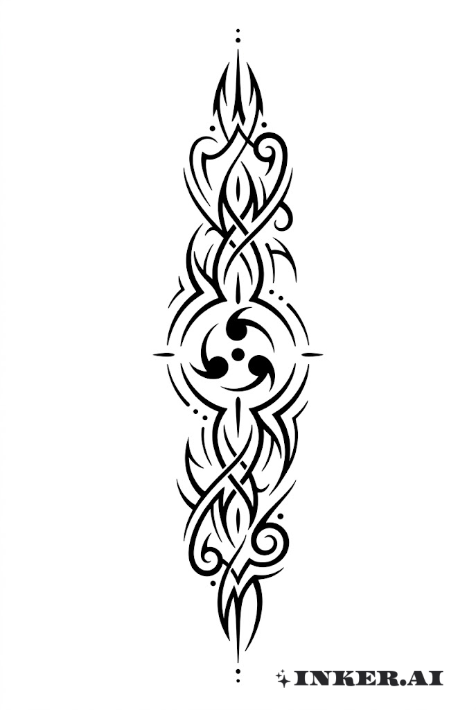 サスケ呪印トライバルオーナメント