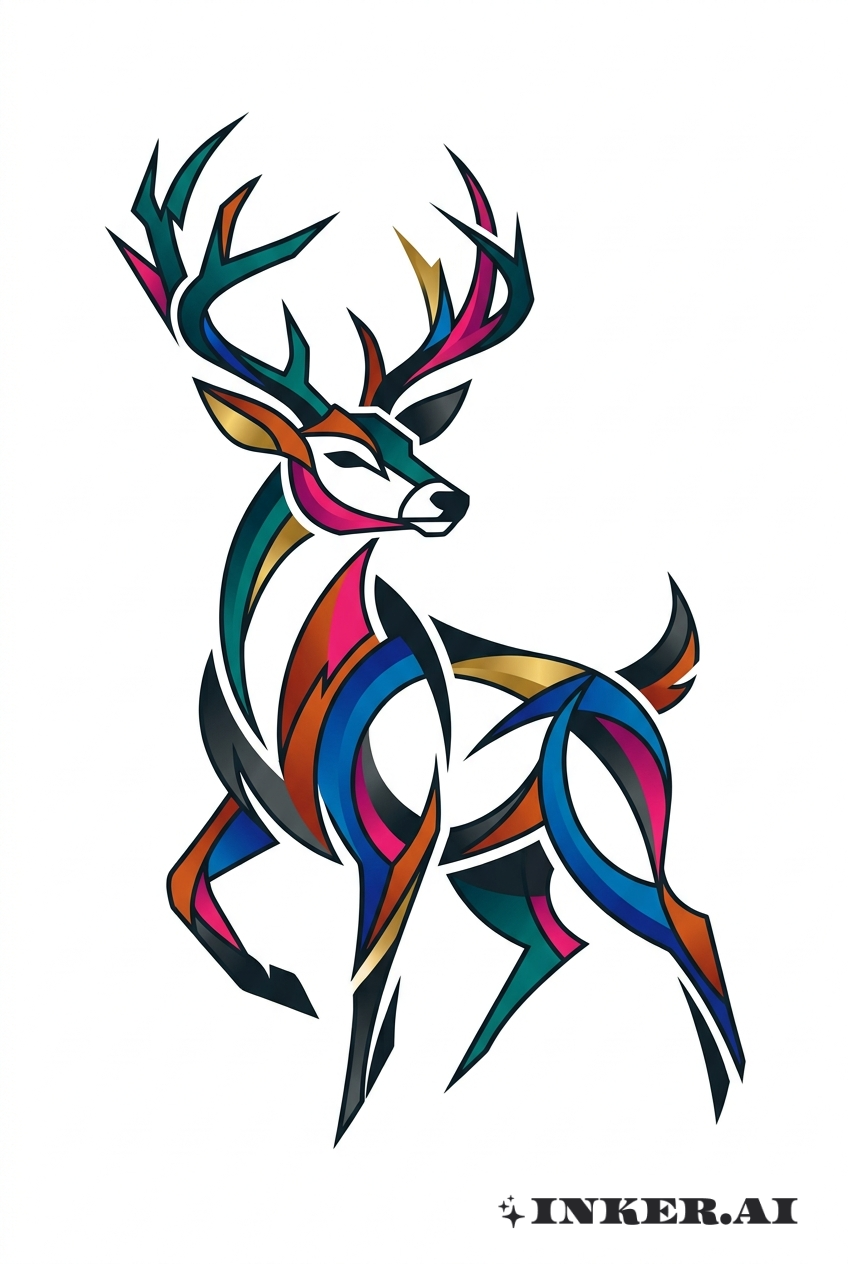 Energía de Ciervo Abstracto