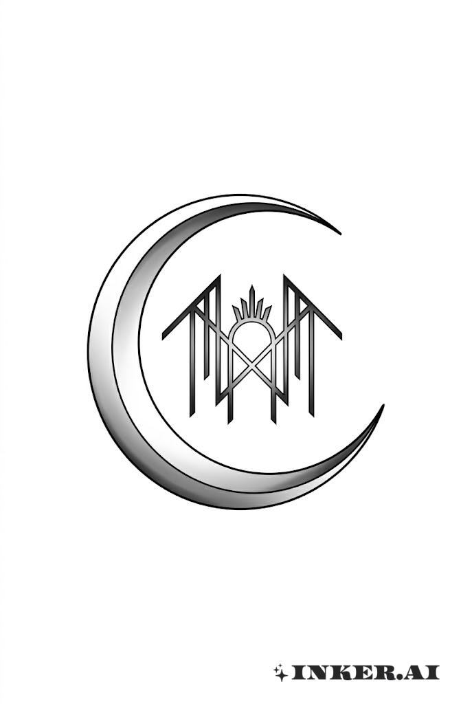 Sleep Token Étreinte de Lune Croissante