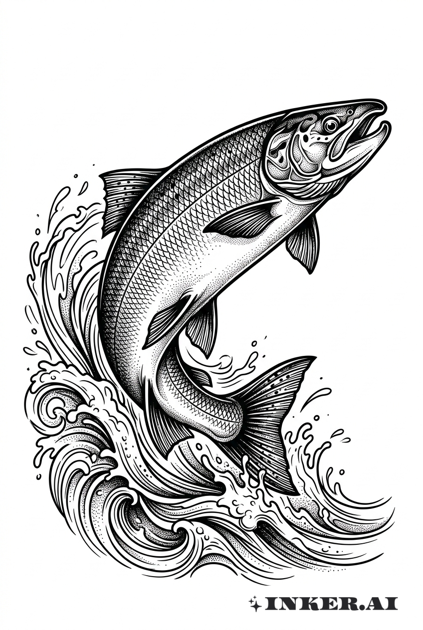 Trabalho de Linha Salto do Salmão