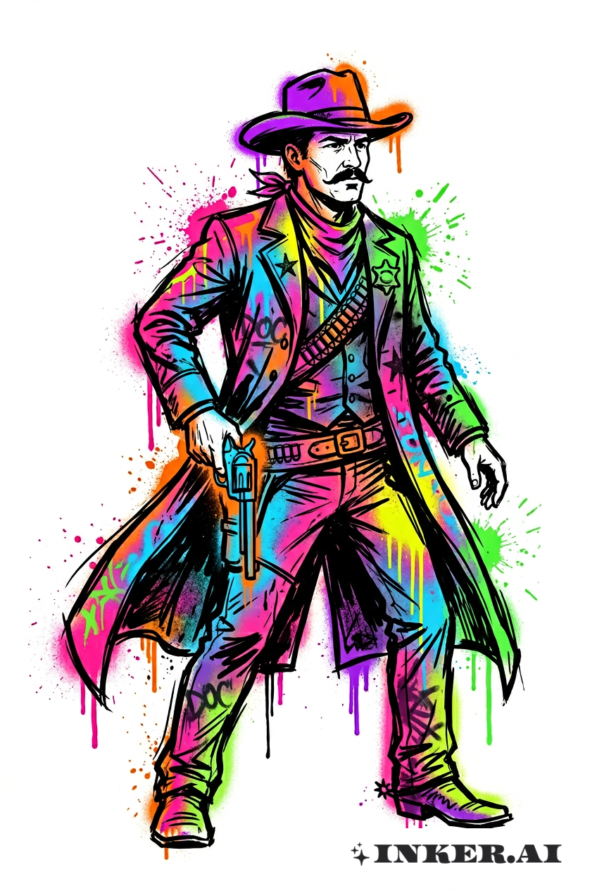 Doc Holliday Graffiti Duel