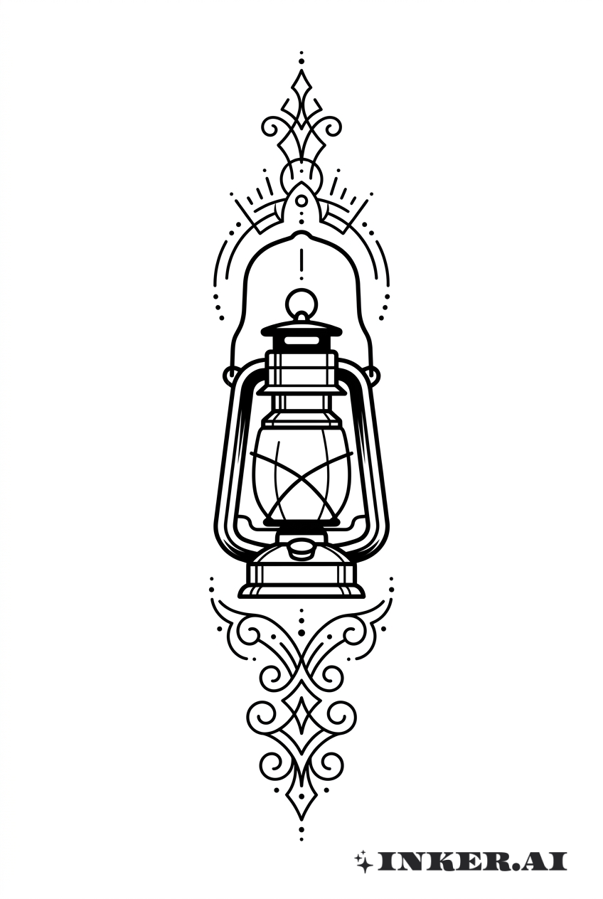 黑燈籠曼荼羅飾品