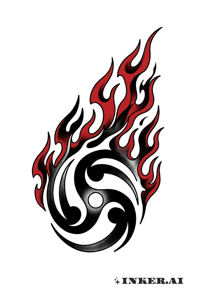 サスケの呪印・炎の上昇