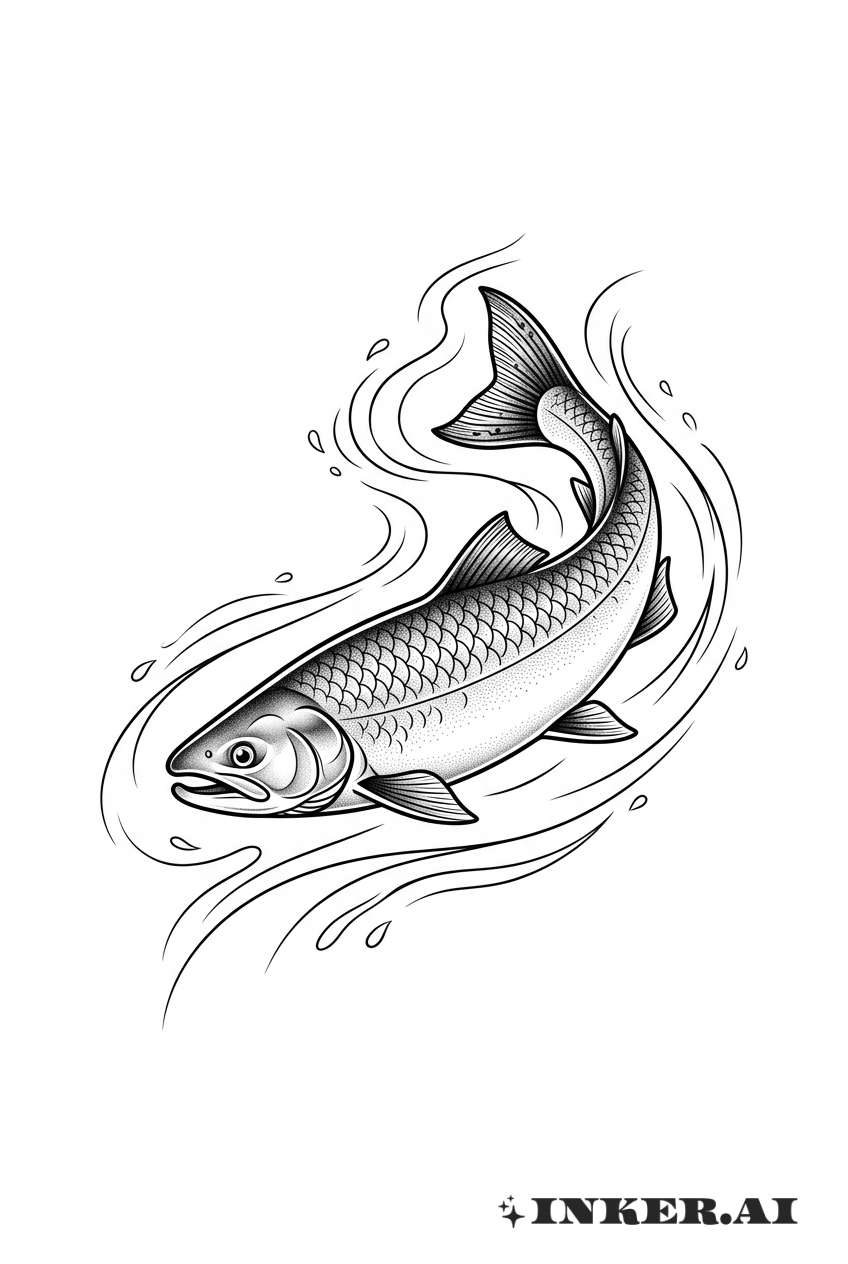 Corrente de Trabalhos Lineares de Salmão