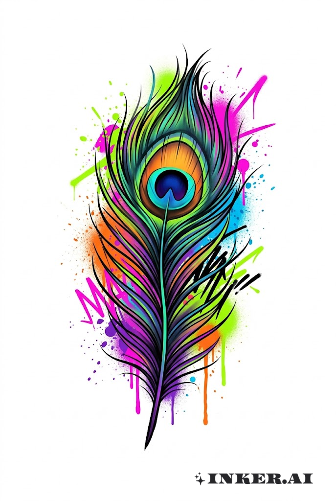 アーバンピーコックフェザーバースト