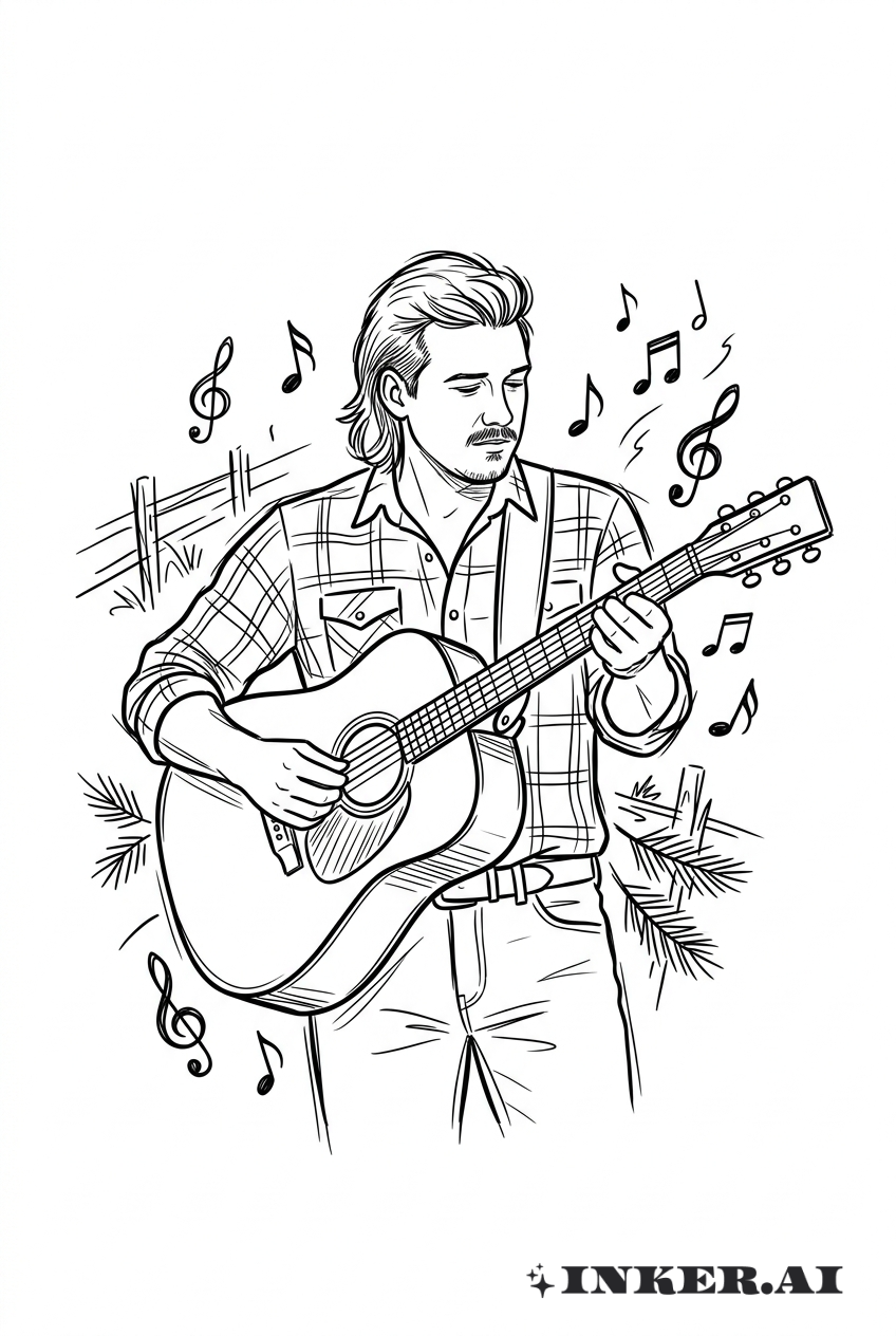 モーガン・ウォレン アコースティック スケッチ