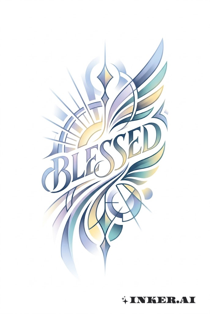 Trừu Tượng Ánh Sáng Ban Phước