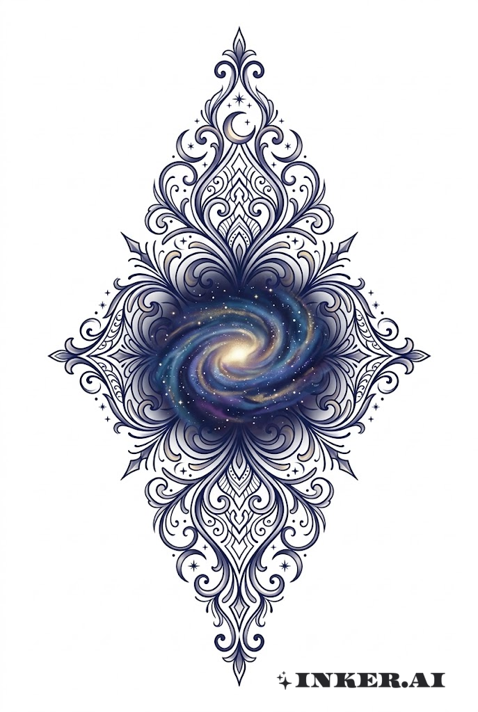 Mandala Galáctica Ornamental