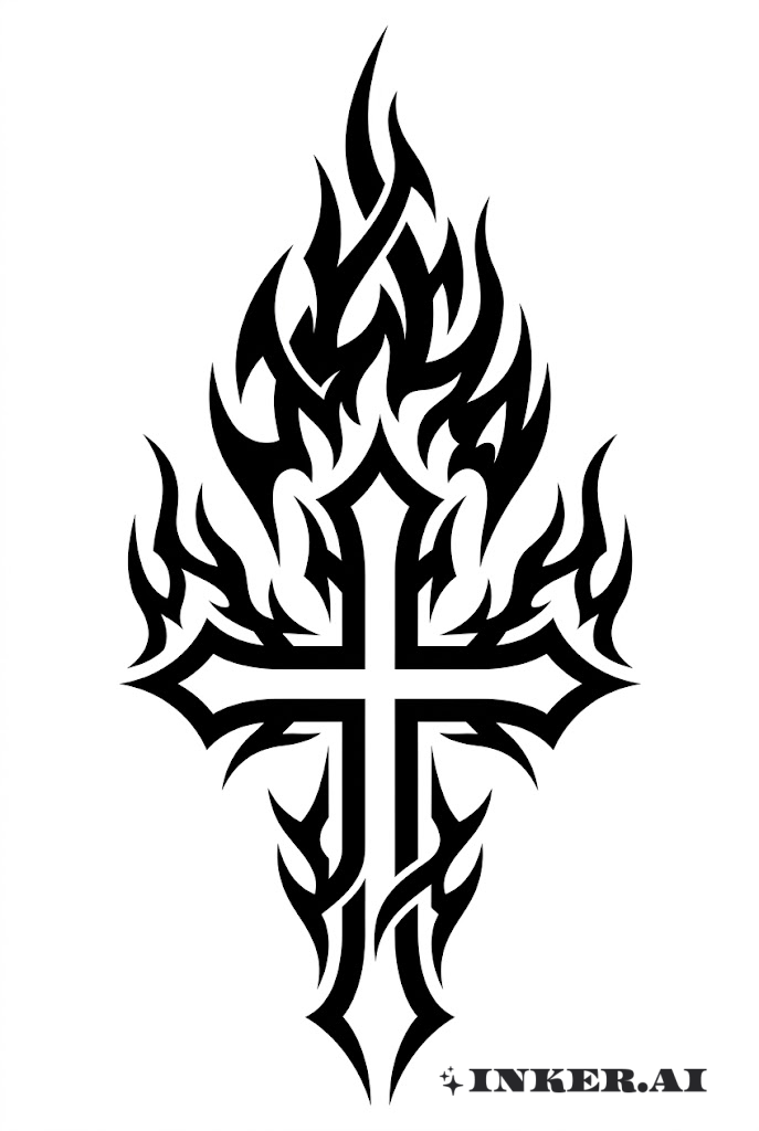 성스러운 부족 신앙의 불꽃