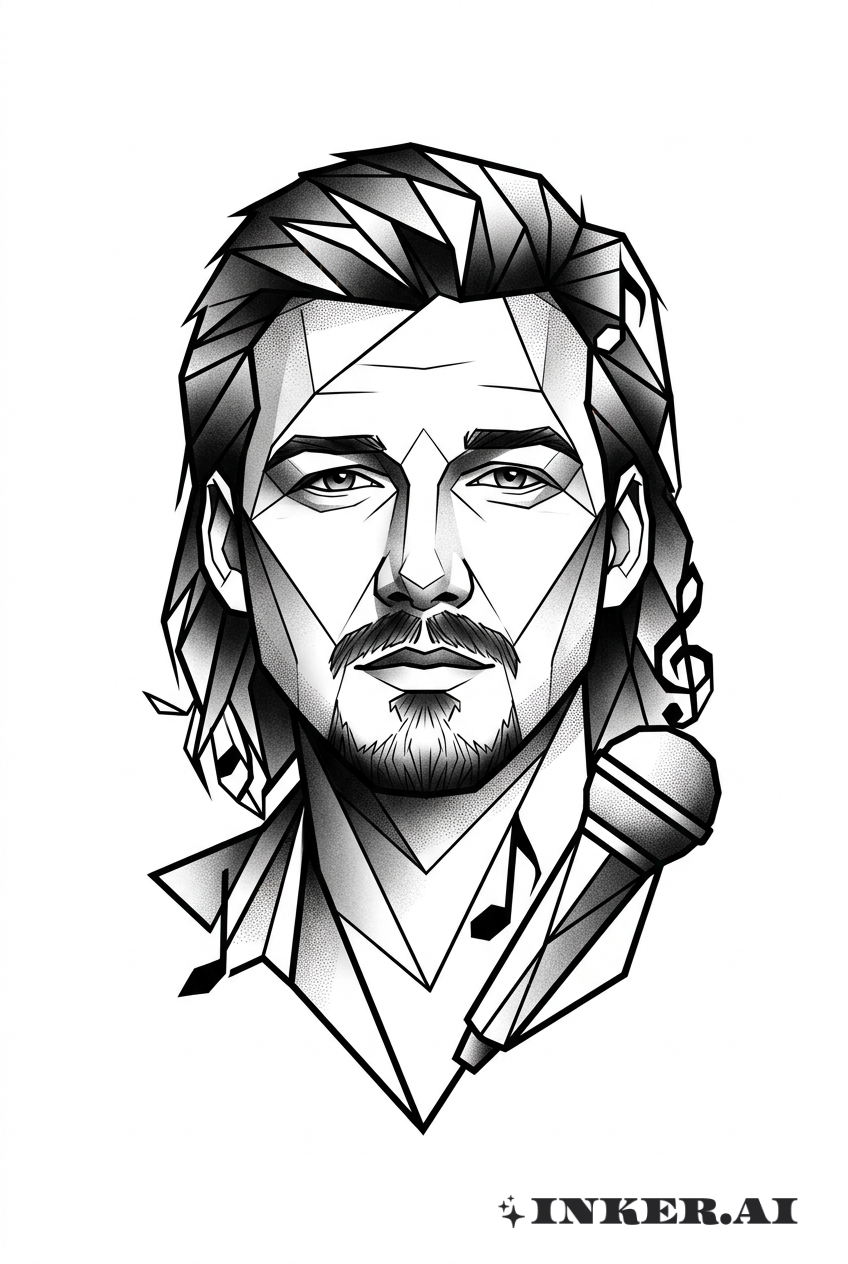 摩根·沃伦几何肖像