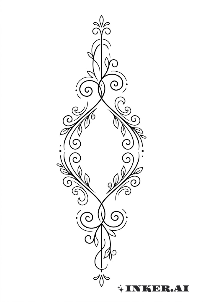 装饰性藤蔓边框