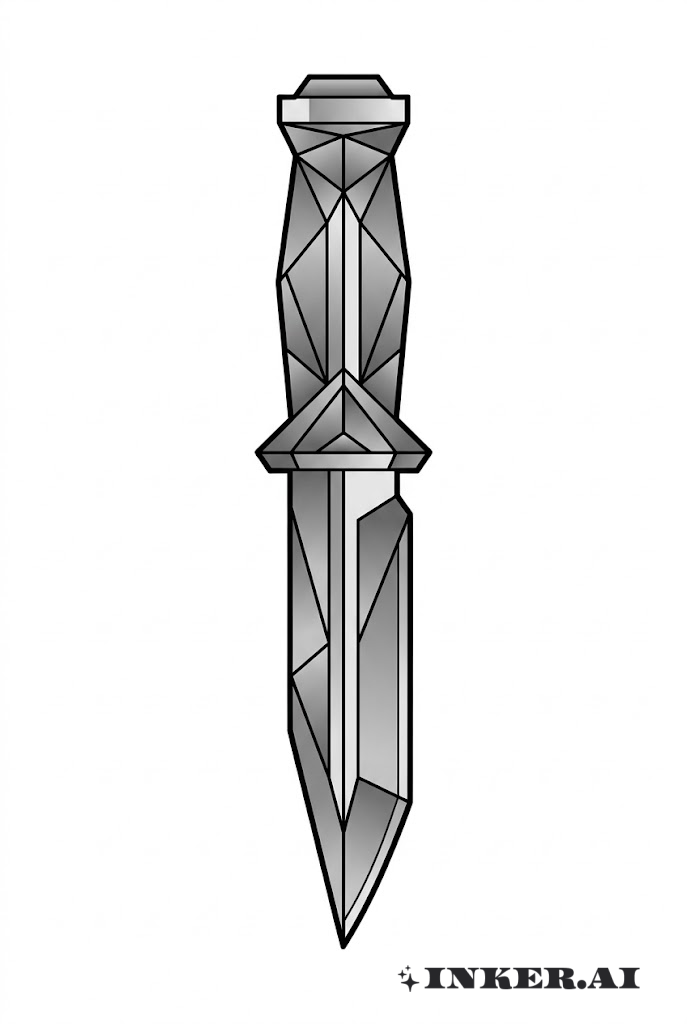 Prisme Géométrique Couteau