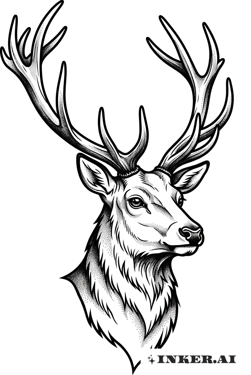 Majestic Buck Portrait