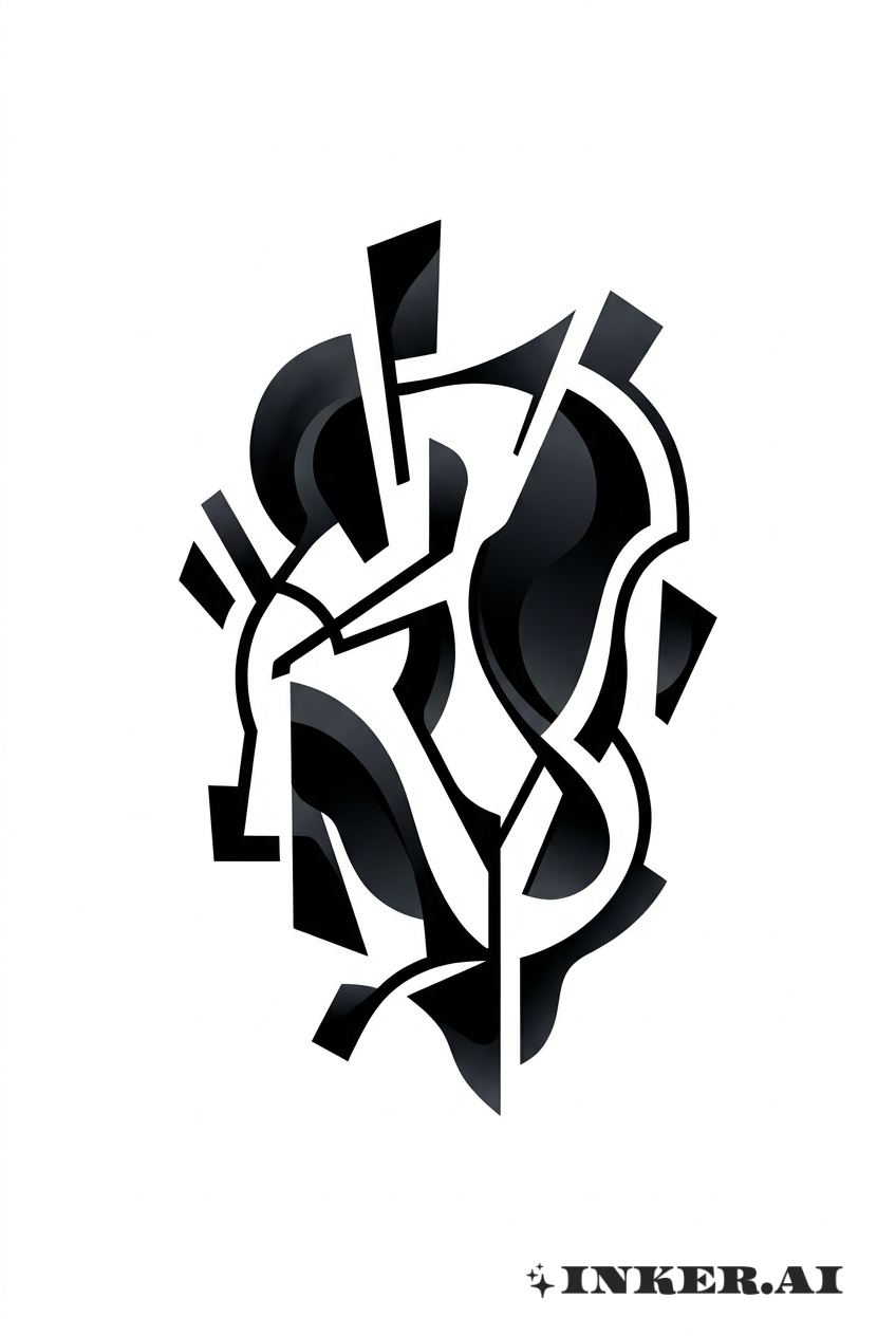 Silhueta Abstrata de Doc Holliday