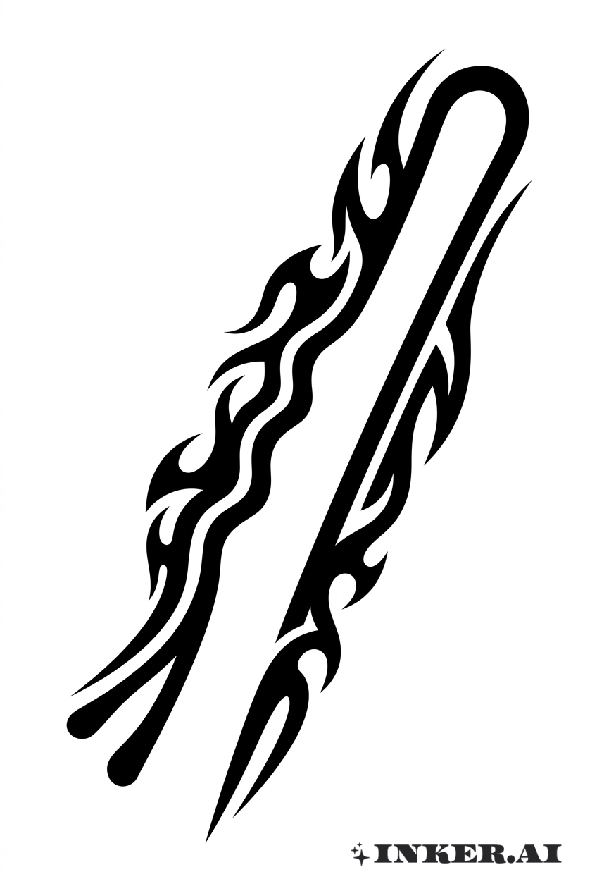 바비핀 트라이벌 불꽃