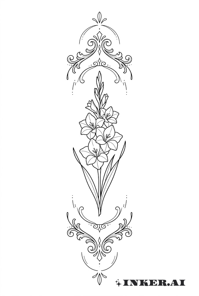 레갈 글라디올러스 장식