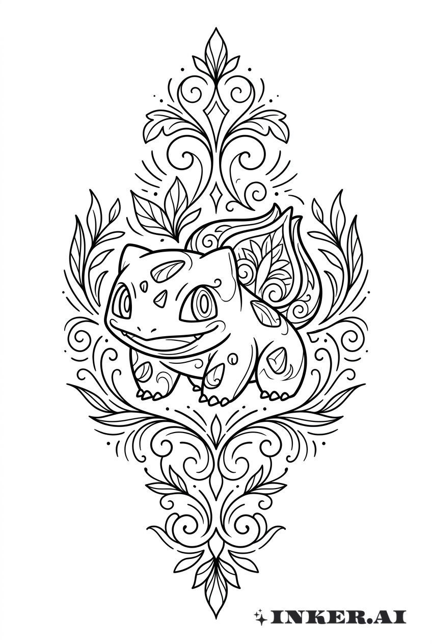 Vườn Bulbasaur Trang Trí