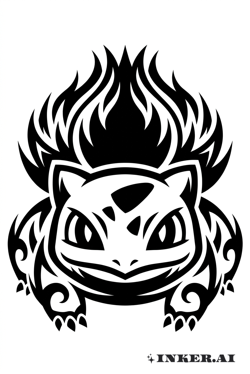 Bulbasaur Biểu Tượng Ngọn Lửa Bộ Lạc